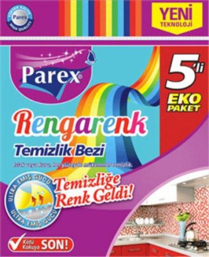 PAREX TEM.BEZİ RENGARENK 5'Lİ. ürün görseli