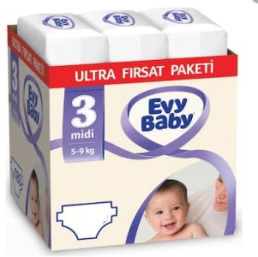 EVY BABY Ç.BEZİ FIRSAT 3'LÜ NO:3 90 LI. ürün görseli