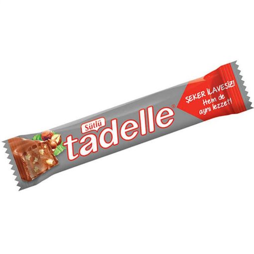 TADELLE 20 GR ŞEKERSİZ FINDIK DOL.SÜTLÜ ÇİK.. ürün görseli