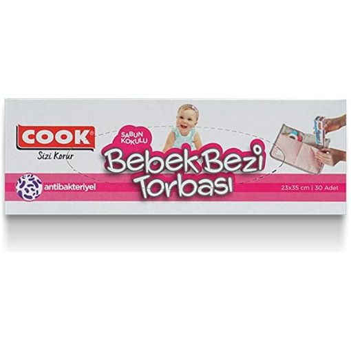 COOK EKO ORTA ÇÖP TORBASI 30'LU. ürün görseli