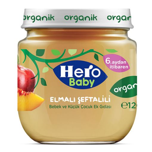 H.BABY 120 GR ORGANİK ELMALI. ürün görseli