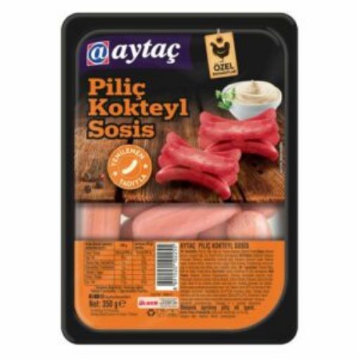 AYTAÇ PİLİÇ KOKTEYL SOSİS 350 GR. ürün görseli