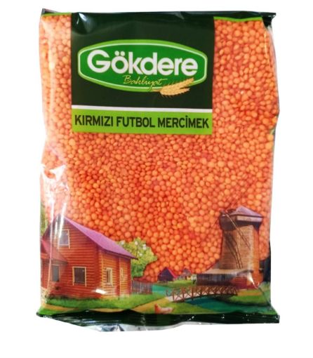 GÖKDERE KIRMIZI FUTBOL MERCİMEK 1 KG. ürün görseli