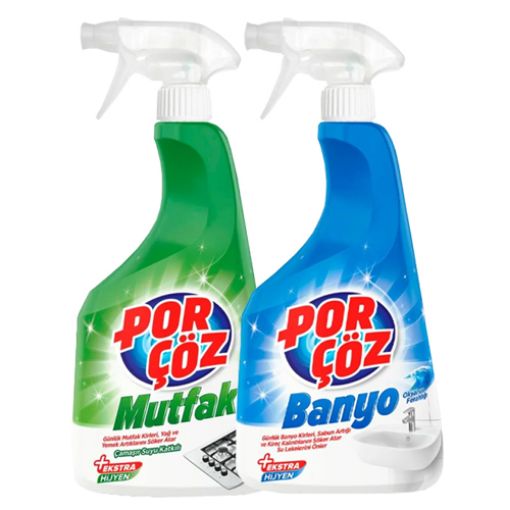 PORÇÖZ 750 ML SPREY MUTFAK+750 ML BANYO. ürün görseli