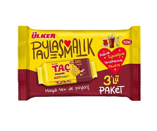 ÜLKER TAÇ KRAKER SUSAMLI ÇÖREKOTLU 76 GR. ürün görseli