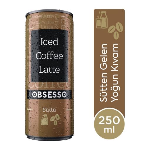 OBSESSO LATTE 250 ML SOĞUK KAHVE. ürün görseli