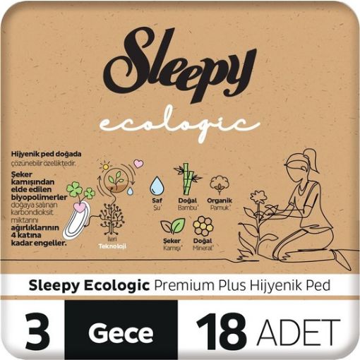 SLEEPY ECOLOGIC SÜPER ECO GECE 16'LI. ürün görseli