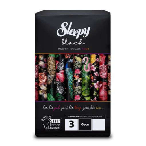 SLEEPY BLACK SÜPER ECO GECE 18'LI. ürün görseli