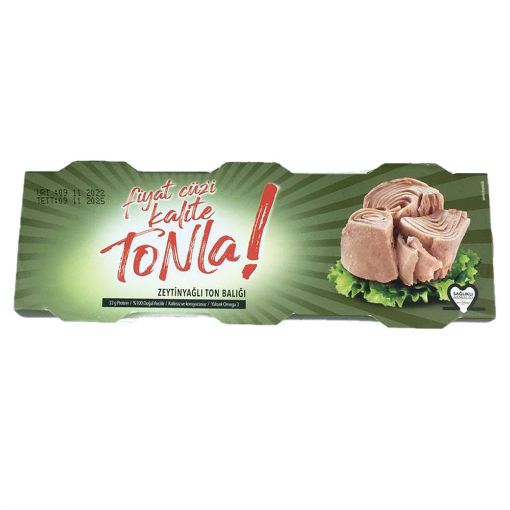 TONLA 3X75 GR TON BALIĞI ZEYTİNYAĞLI. ürün görseli