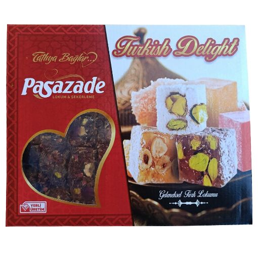 PAŞAZADE LOKUM 1 KG GÜL YAPRAKLI KOKTEYL. ürün görseli