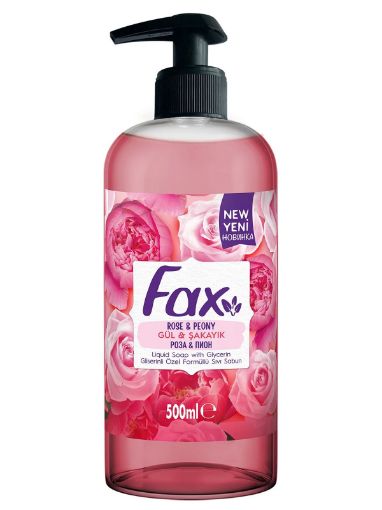 FAX SIVI SABUN 500 ML GÜL& ŞAKAYIK. ürün görseli