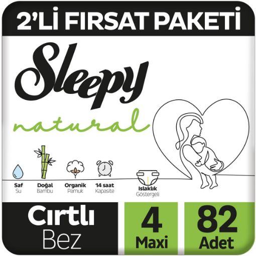 SLEEPY NATURAL 2'Lİ FIRSAT PAKET MAXI 82'Lİ. ürün görseli