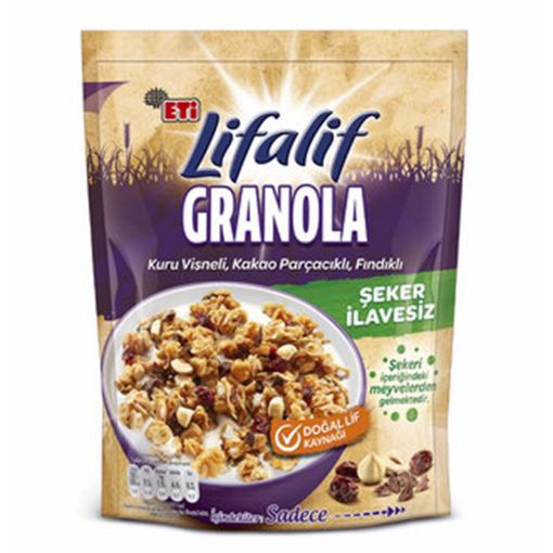 ETİ LİFALİF GRANOLA VİŞNE KAKAO 200 GR. ürün görseli