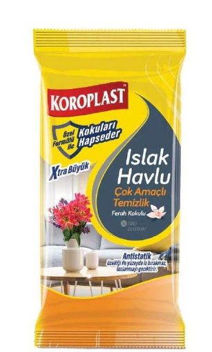 KOROPLAST ISLAK HAVLU 30'LU ÇOK AMAÇLI. ürün görseli