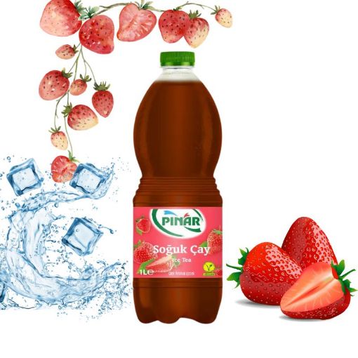 PINAR ICE TEA ÇİLEK 1 LT. ürün görseli