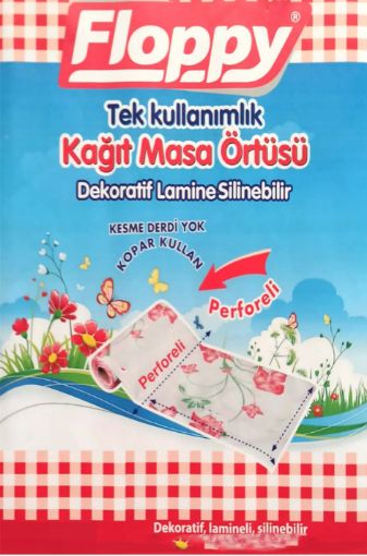 FLOPPY KAĞIT MASA ÖRTÜSÜ 100X150 8'Lİ. ürün görseli