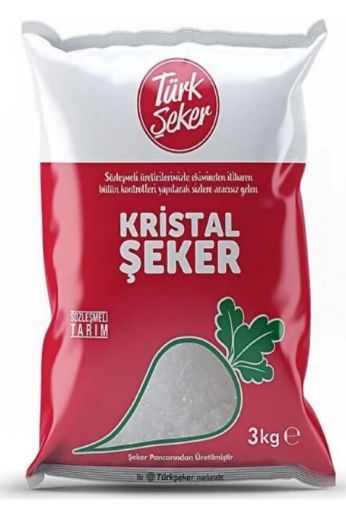 TÜRK ŞEKER KRİSTAL TOZ ŞEKER 3 KG. ürün görseli