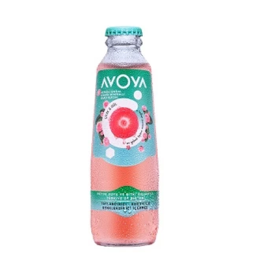 AVOYA 200 ML ÇİLEK GÜL SODA. ürün görseli