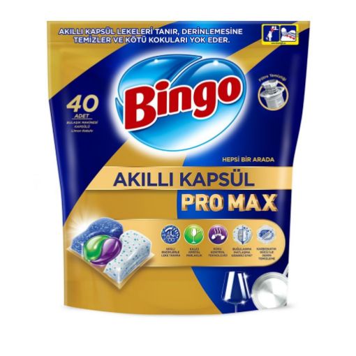 BİNGO BULAŞIK MAK.KAPSÜLÜ PRO MAX 40 LI. ürün görseli