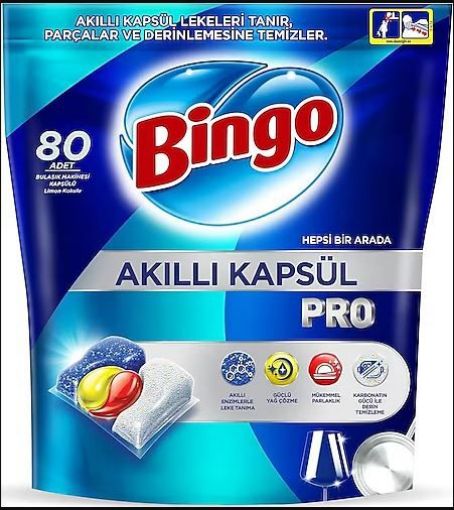 BİNGO BULAŞIK MAK.KAPSÜLÜ PRO 80 Lİ. ürün görseli