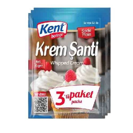 KENT KREM ŞANTİ 3X75 GR. ürün görseli