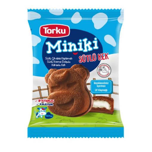 TORKU MİNİKİ SÜTLÜ ÇİKOLATA KAPLI KEK 40 GR. ürün görseli