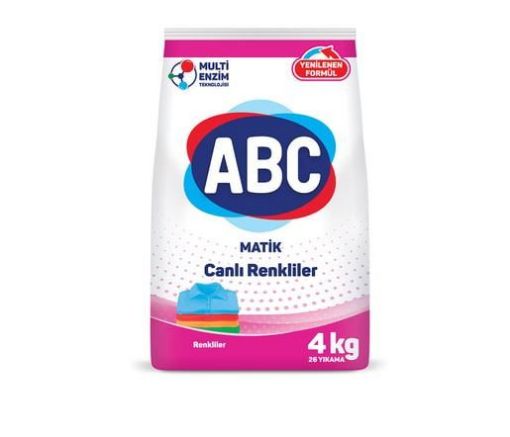 ABC MATİK 4 KG CANLI RENKLİLER. ürün görseli