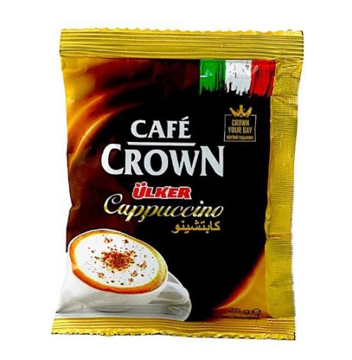 CAFE CROWN CAPPUCCINO 25 GR GRANÜL. ürün görseli