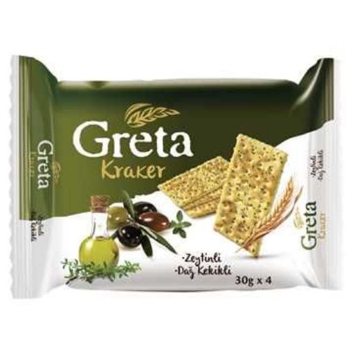 ŞÖLEN GRETA ZEYTİNLİ D.KEKİKLİ KRAKER 4X30 GR. ürün görseli