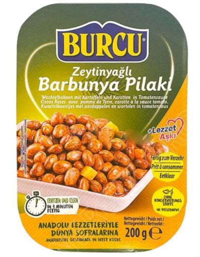 BURCU ZEYTİNYAĞLI BARBUNYA PİLAKİ 200 GR. ürün görseli