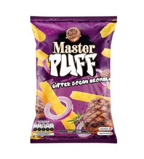 MASTER PUF CİPS  BİFTEK&SOĞAN 90 GR. ürün görseli