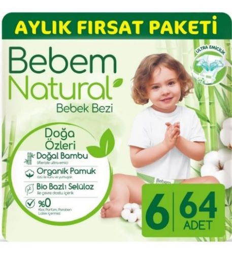 BEBEM ULTRA FIRSAT EXTLARGE 64 LÜ NO:6. ürün görseli