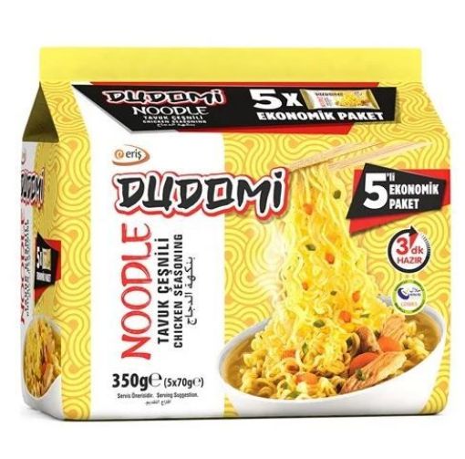 DUDOMİ TAVUK ÇEŞNİLİ NOODLE 5*70 GR. ürün görseli