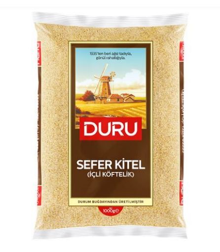 DURU 1 KG SEFER KİTEL BULGUR (İÇLİ KÖFTELİK). ürün görseli