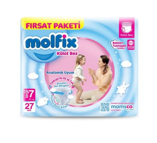 MOLFİX KÜLOT BEZ  FIRSAT NO:7 27'LI. ürün görseli