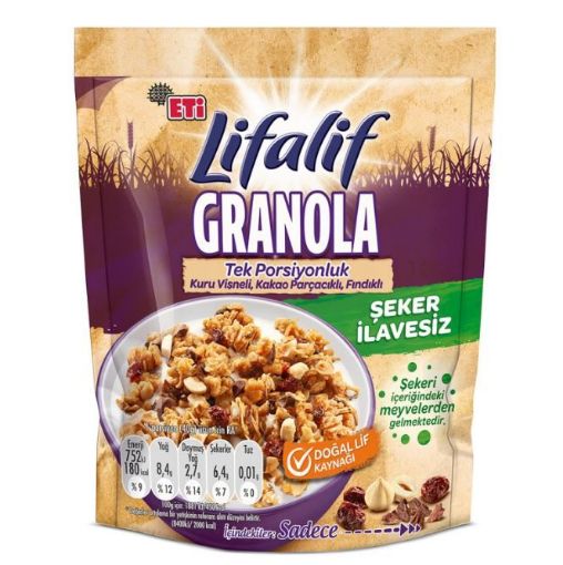 ETİ LİFALİF GRANOLA VİŞNE-KAKAO 40 GR. ürün görseli