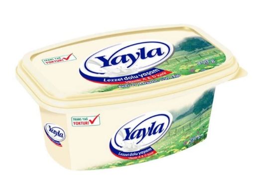 YAYLA MARGARİN 250 GR KASE. ürün görseli