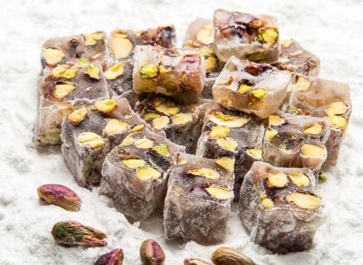 YIBA A.FISTIKLI ÇİFT.KAV.TOZLU DUBLE LOKUM KG. ürün görseli