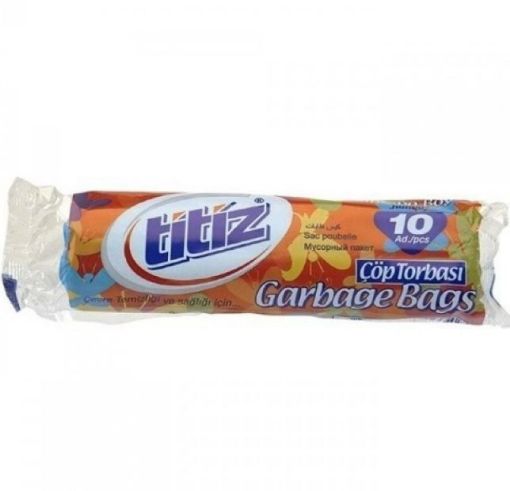 TİTİZ ÇÖP POŞETİ BÜYÜK 10'LU. ürün görseli