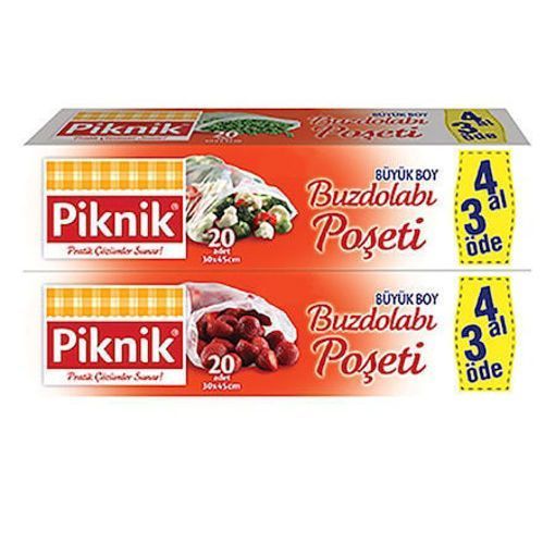 PİKNİK BUZD. POŞETİ 4'LÜ BÜYÜK 60'LI. ürün görseli