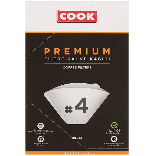 COOK FİLTRE KAĞIDI NO:4 80'Lİ. ürün görseli
