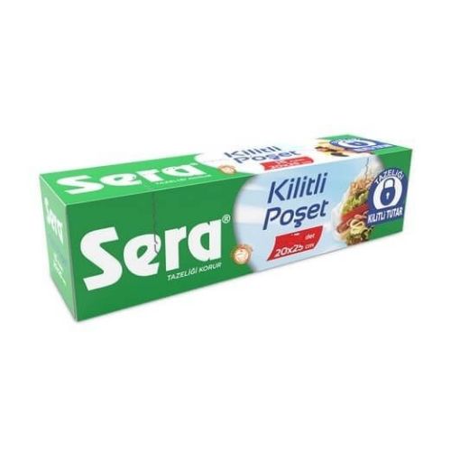 SERA BUZD. POŞETİ KİLİTLİ 12'Lİ 20X25 CM. ürün görseli