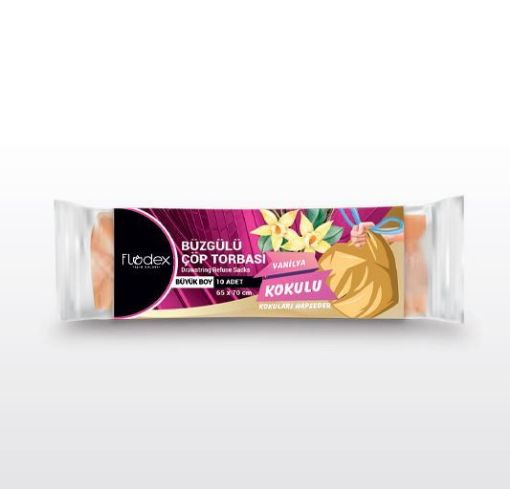 FLODEX BÜZGÜLÜ ÇÖP TORBASI BÜYÜK*25 VANİLYA. ürün görseli