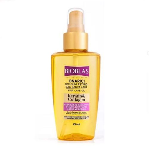 BIOBLAS SAÇ BAKIM YAĞI 100 ML KOLAJEN&KERATİN. ürün görseli