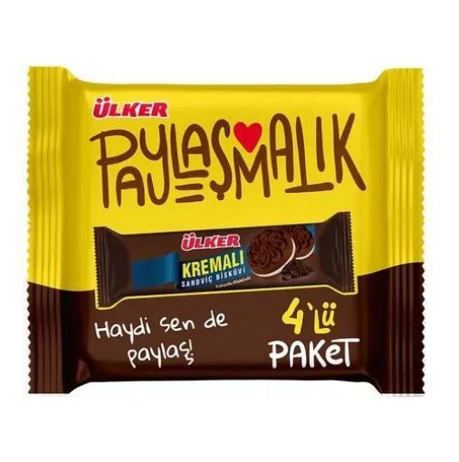 ÜLKER KREMALI 244 GR 4 LÜ KAKAOLU. ürün görseli