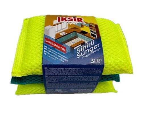 İKSİR SİHİRLİ SÜNGER 3'LÜ. ürün görseli
