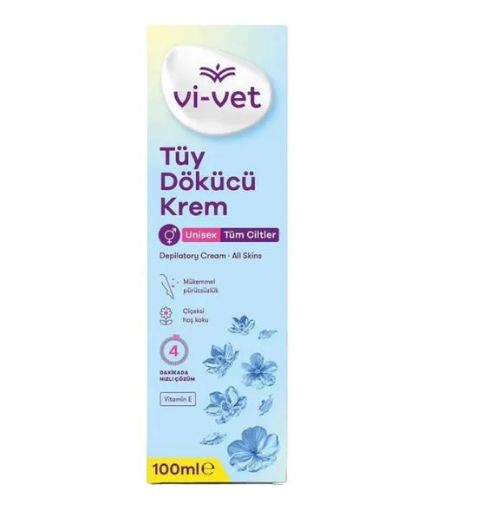 VİVET TÜY DÖK. KREM 100 ML UNİSEX TÜM CİLT. ürün görseli