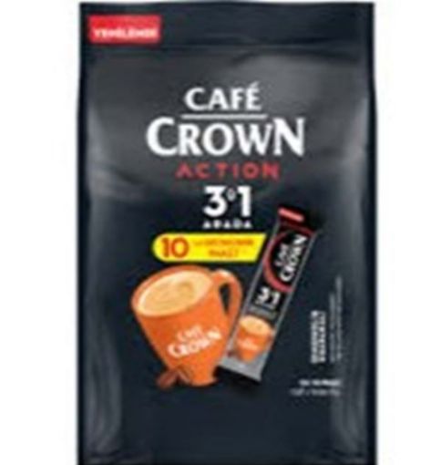 CAFE CROWN 3IN1 10'LU ACTION. ürün görseli
