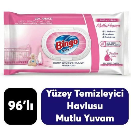 BİNGO YÜZEY TEMİZLİK HAVLUSU 96 LI FERAH. ürün görseli