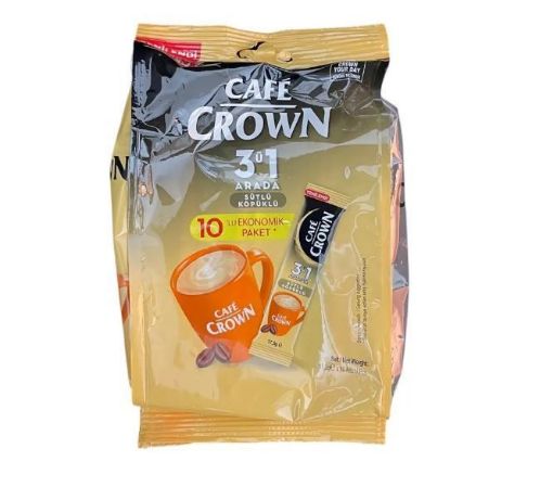 CAFE CROWN 3IN1 10'LU SÜTLÜ KÖPÜKLÜ. ürün görseli